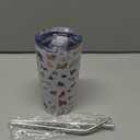 Dog Theme Tumbler 20 OZ with Lid and Straw, Insulated Tumbler Cup Mug, Dog Gifts for Men Women