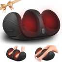 Foot Massager with Heat,Gifts for Mom Women,Deep Tissue Feet & Calf Massager,Birthday Gifts for Women Mom Men Dad Her Him (Black)