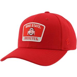 Ohio State Buckeyes NCAA Officially Licensed Hat Competitor Patch Switchback Team Color, Red