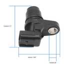 2PCS Camshaft Position Sensors Compatible with 2008-2012 Honda Accord 2.4L L4, 2010-2014 Civic Si 2.4L L4, 2010-2014 CR-V 2.4L L4, 2012-2015 Crosstour, Acura ILX TSX OEM 37510-R40-A01, 37510R40A01