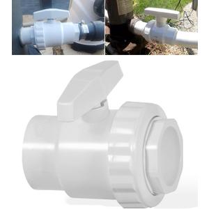 Replacement for SP0722S Trimline 2-Way Ball Valve, 1 1/2" SLIP ABS Pool Valve with Teflon Seats & Union Connector - Corrosion-Resistant for Pools, Spas, Water Systems - 50 PSI