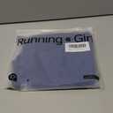 RUNNING GIRL Long Sleeve Workout Tops for Women Soft Crew Neck Basic Tight Cropped Top Casual Seamless Shirt (Blue, L)