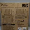 29"-40" Baby Gate for Stairs, Auto Close Stroller Friendly Dog Gate Indoor for Doorways, Pressure Mounted Baby Gate, Easy Walk Through Gate for Children & Pets, Grey (29-40"Wide, 28"Tall, Gray)