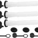 3Pack Spout Gasket Spout Plug Exhaust Cap Replacement Spout & Parts Kit for Rubbermaid, Kolpin, Gott, Can Fuel Gas Parts Lawn Mowers