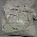 NICETOWN Natural Flax Linen Bedroom Curtains 90 inches Long, Grommet Semi Sheer Vertical Drapes Privacy Added with Light Filtering for Living Room/Home Office, W55 x L90, 2 Pieces