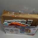 Matchbox Toy Vehicles & Playset, Transportation Center with 5 Levels, Kid& Car-Activated Features, Includes 1:64 Scale Taxi, Boat & Helicopter & Food Vendor Accessory