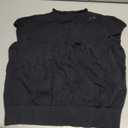 Sampeel Womens Short Sleeve Sweater Mock Neck Summer Top Dressy Casual Basic Knit Pullover Shirt (Black, M)