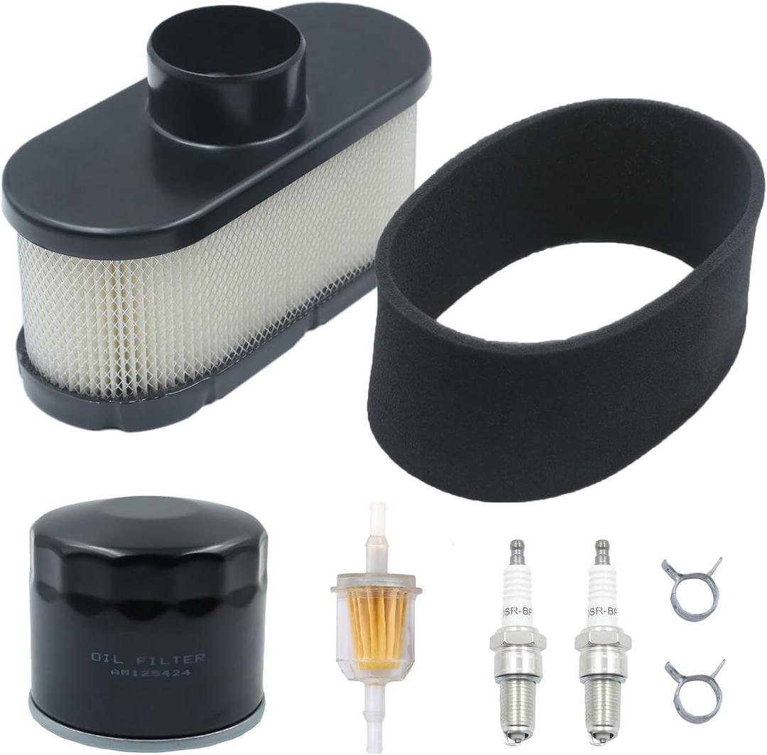 X350 Oil Change Kit for John Deere Lg265 Maintenance Kit, S240 X380 X580 X300 X320 Z530M Z445 Lawn Mower Parts Accessories