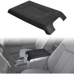 Center Console Armrest Cover for 2009-2014 Ford F-150, Arm Rest Covering Middle Console Armrest Box Protective Cover for Ford F150 2009-2014 Accessories -Through Console Version