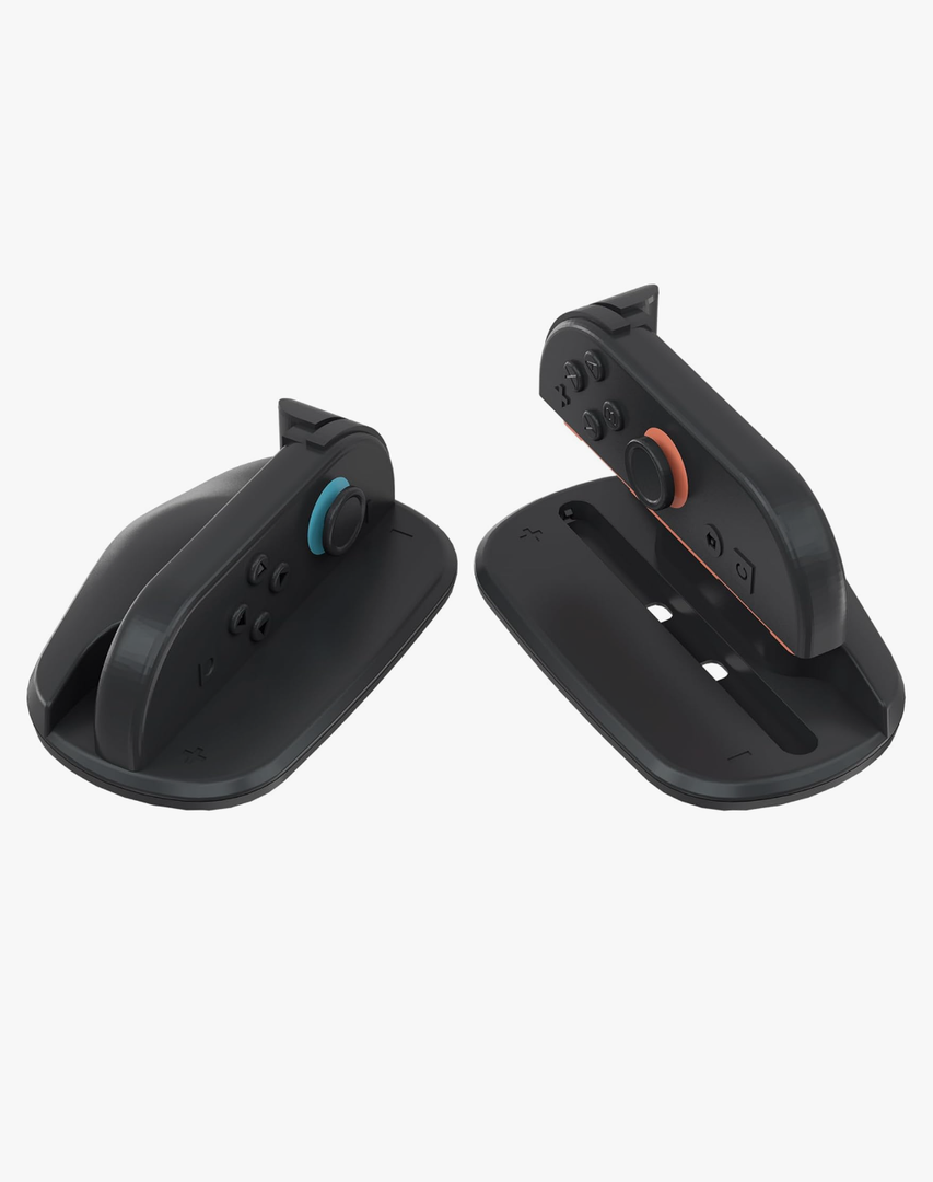 Orzero Mouse Grip Stand Compatible for Switch 2 (2025) Joy-con, Mouse Shell Holder Adapter Accessories Enhances Desk Sliding Gaming Experience - Black Pack of 2