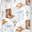 for iPhone 17 Pro Max Case | Western Cowboy Magnetic Phone Case | Compatible with MagSafe | Clear Transparent Soft Slim Fit Shockproof Protective Cover for Women