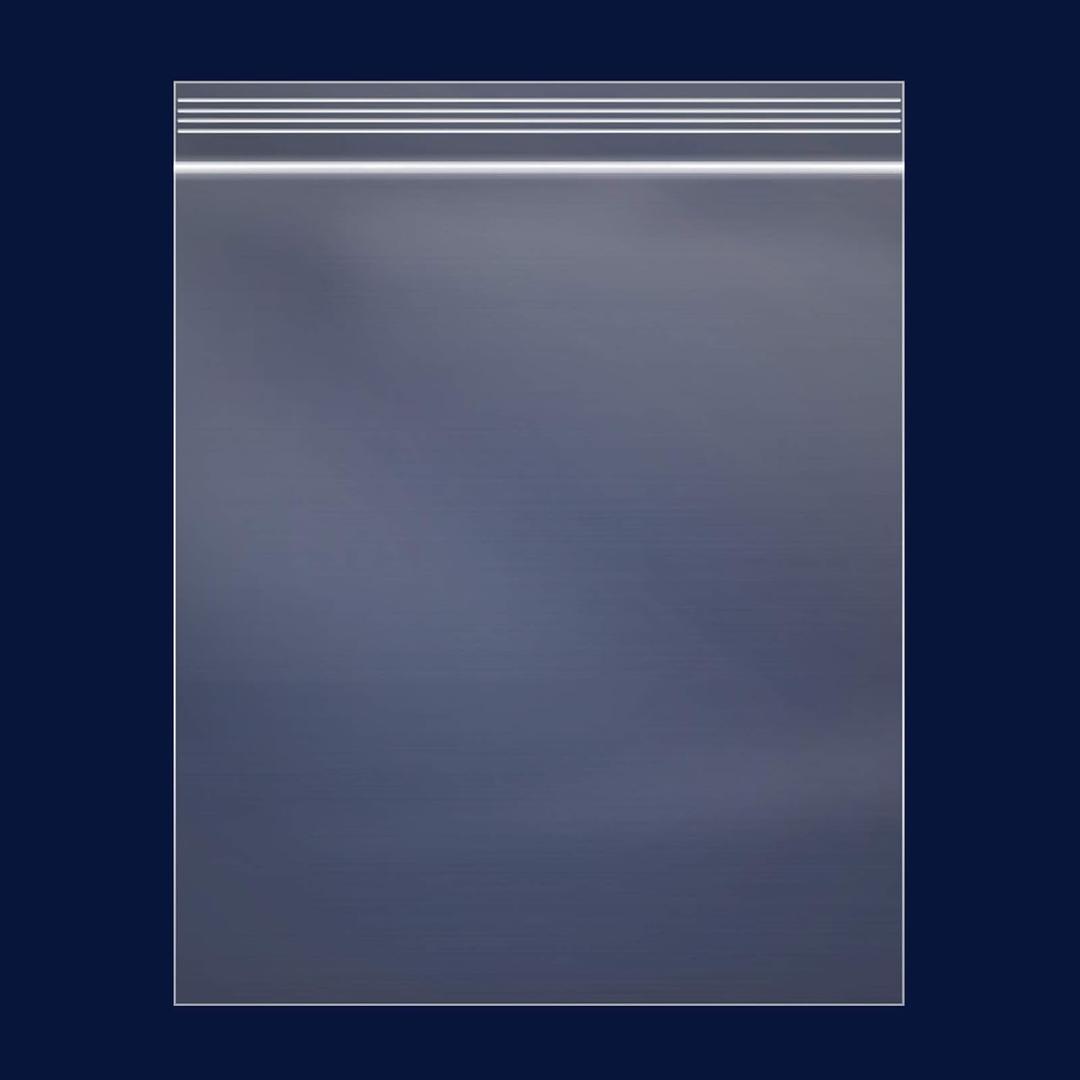 iMailer - 200 Count - 8" x 10" Zip Bags - Clear Reclosable Zip Plastic Poly Bags 2 Mil with Resealable Lock Seal Zipper for Art Prints, Brochure, Photoes, Handicraft Gift
