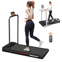 Walking Pad Treadmill for Office Home, 3.0HP Quiet Folding Treadmills with 300 LBS Weight Capacity, Walking Pad with Handle Bar, Portable Under Desk Treadmill with Remote Control