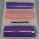 Christmas Products 3 Purple and 1 Pink Battery Operated Flameless Advent Candles with Remote Control and Timer