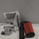 4 inch Cold Air Intake & Heat Shield for 09-14 Silverado 1500 GMC Sierra 1500 Yukon Cadillac Escalade ESV EXT (Black Tube & Red Filter)