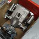 A-Premium Disc Brake Caliper Assembly with Bracket Compatible with Ford, Lincoln, Mazda and Mercury Models - Fusion 2006-2012, 6 2006-2013, Zephyr 2006, MKZ 2007-2012, Milan - Rear Right Passenger