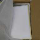 Floroom 12 Pack 4x6 Inch Clear Acrylic Sign Holders, Double-Sided Gold Display Stand Picture Frames for Table Numbers, Menus, Flyers, Weddings, and Offices