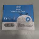 TIPGO Small Trash Bags Drawstring 1.6 Gallon, Pre-Cut Mini Garbage Bags for 1.2-1.8 Gallon Trash Bins, 120 Count (Code A)