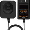 Shentec 7.2V-18v Battery Charger Compatible with Black and Decker PS120 PS130 PS140 PS145 Ni-MH/Ni-Cd Pod Style Batteries