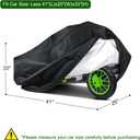 Kids Motorcycle Bike Cover - Waterproof Oxford Fabric Toddler Motorcycle Cover, Protection Universal Children's Electric Kids Motorcycle Cover - Universal Fit, Water Resistant (41 x 25 x 33 Inches)