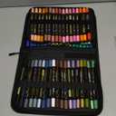 Betem Paint Markers Acrylic Paint Pens, Dual Tip 72 Colors Acrylic Markers with Brush Tip and Fine Point, Art Supplies for Wood, Canvas, Stone, Glass, Rock Painting Kit DIY Crafts Drawing Kit with Bag