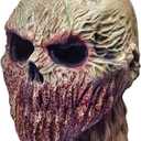 RAPGET Zombie Mask - Creepy Old Man Latex Full Head Mask for Halloween Party (Yellow)