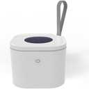 Portable Pacifier Sanitizer, Retainer Cleaner, UV-C Sanitizer Box Portable Case Holder for Pacifier, Aligner, Denture, Mouth Guards, Braces, Toothbrush Heads, Jewelry