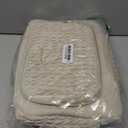 mommore Diaper Bag Small Diaper Backpack Stylish Toddler Baby Mini Maternity Bags Travel Backpacks with Insulated Pockets, Changing Pad, Stroller Straps (Light Cream)