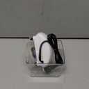 Hermit Crab Pool with Bubbler, Hermit Crab Tank with Aquarium Air Pump, Quiet Oxygen Bubbler Pump with Air Stone, Transparent Water Tank with Climbing Ramp, Ideal for Small or Medium Habitat Home