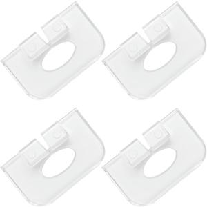 4 Pack Shade Lift Handles, Compatible Graber Bali Springs Cordless Honeycomb Shade Lift Handles Replacement Parts, Blind Pulls Replacement Handle (Made After 2015 Fits 3/4" Pleat)