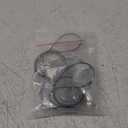 Biaungdo 4 Sets Gate Latch Cable Pull, Black Spring with Adjustable Door Latch Gate Opener for Metal Wooden Fence, Garden