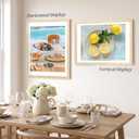 3 Pack 18x24 Frame 18 x 24 Poster Frame Natural Light Oak Solid Wood