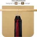 ZEDODIER Belt Hanger, 4 Pack Rotatable Belt Rack Closet Accessories Organizer, Maximum 24 Storage Capacity, Hanging Holder Storage Hook for Belt, Bra, Tank Top, Tie, Scarf, Purse, Silver