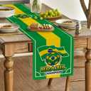 Artoid Mode Brazil Flag Champion Soccer Table Runner, Sport Boy Birthday Party Kitchen Dining Table Decoration for Home Decor 13x72 Inch