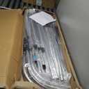 Bimini Boat Top Cover Sun Shade 3-4 Bow Boat Canopy Includes 4 Straps 2 Rear Support Poles Mounting Hardwares Storage Boot with 1" Aluminum Frame (Burgundy, 4 Bow 8'L x 54" H x 91"-96" W)