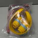 ANOGOL Hair Cap+(1 Headphone) Ponytail Wig With Headphone Cosplay Wigs for Women Light Pink Purple and Red Long Wig Synthetic Wigs for Anime Wig for Halloween Party Costume Anime Outfit