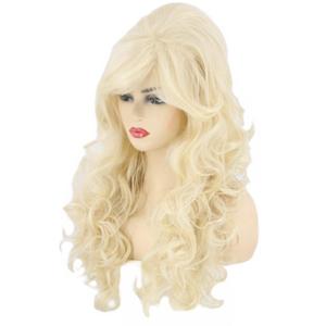 Women's Wig Blonde Long Curly Beehive Wig Big Hair Wigs Halloween Costume Accessory Drag Queen Wig