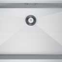 32 Inch Undermount Kitchen Sink, 32x18x9" Single Bowl Stainless Steel Handmade 16 Gauge Under Counter Kitchen Sink Basin