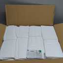 T Shirt Bags, 1000 Count, With Handles - Recyclable White Plastic (11"x 6"x 21")