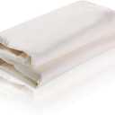 VitalCozy 63'' x 5 yd Unbleached Cotton Muslin Fabric Textile Wide Polyester Cotton Linen Material Embroidery Muslin Quilting Fabric by Yard for Sewing Apparel Painting(Beige)