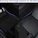 Camry Floor Mats Compatible with 2018-2024 Toyota Camry FWD Models, Non Hybrid or AWD ModelsAll Weather 3D Tech Waterproof Durable Anti-Slip TPE Floor Liners 1st 2nd Row Custom-fit Set Accessories