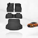 KELCSEECS Floor Mats & Cargo Liner Custom for 2026 2025 2024 2023 2022 2021 2020 Nissan Sentra All Weather Floor Liners Car Mats Nissan Sentra Floor Mats Trunk Mat Accessories