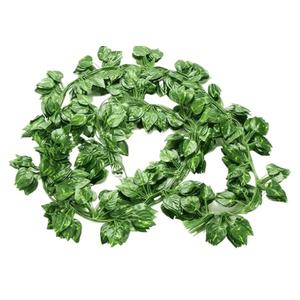 12PCS 84Ft Artificial Plants Fake Ivy Leave Greenery Vines for Wedding Party Kitchen Garden Wall Decoration Hanging Decor