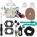 C1M-S267A Carburetor for Stihl FS56RC Weed Eater FS70R FS40C FS50 KM56RC FS56 FS56C FS56R FC56 FS70C FS70RC HT56RC FS 56RC Trimmer Parts 4144 120 0608 Plastic Throttle Cable Carb.