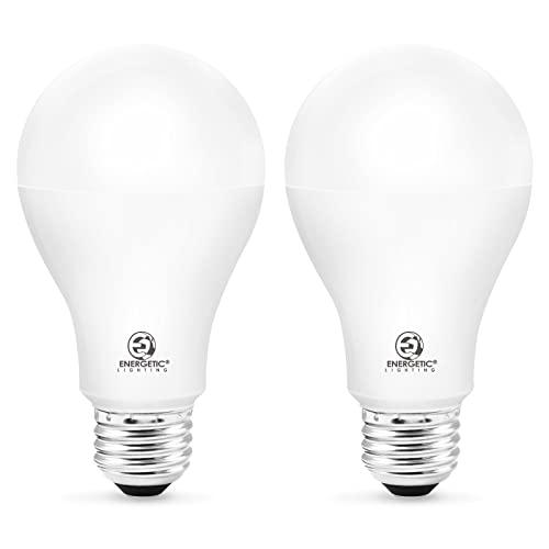 ENERGETIC SMARTER LIGHTING A21 LED Bulb 150 Watt Equivalent, Super Bright Light Bulb, Soft White 2700K, Non-Dimmable, 2300lm, Brightest LED Bulbs, UL Listed, 2-Pack