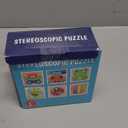 Bekayshad Wooden Puzzles Toddler Toys Gifts for 1 2 3 Year Old Boys Girls, Animal Jigsaw Puzzles Montessori Toys, Learning Educational Christmas Birthday Gifts for Girls Boys Ages 1-3 (6pcs)