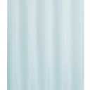 River Dream No Hook Hotel Cloth Light Blue Shower Curtain Microfiber - Soft Waterproof Fabric Shower Curtain Washable with Hooks Built-in, Blue, 71x74 Standard Size