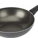 GoodCook Everyday Nonstick 11-Inch Stir Fry Pan, Deep Walled Skillet for Easy Mixing, Even-Heating Aluminum Wok, Ergonomic Handle, Charcoal Silicone Lacquer, Black Frying Pan