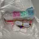 Pubiseed 2303pcs 48 Colors Pony Beads for Bracelet Making Kit, 1500pcs Kandi Bead and 700pcs AZ Square Letter for Friendship Bracelet Kit, 200 pcs Plastic Bead for Adults Jewelry Making Crafts