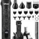 Ufree Beard Trimmer for Men, Electric Razor Shavers, Cordless Hair Clippers, 7 in 1 Beard Grooming Kit for Mustache, Body, Nose and Facial, Gifts for Men (Black)